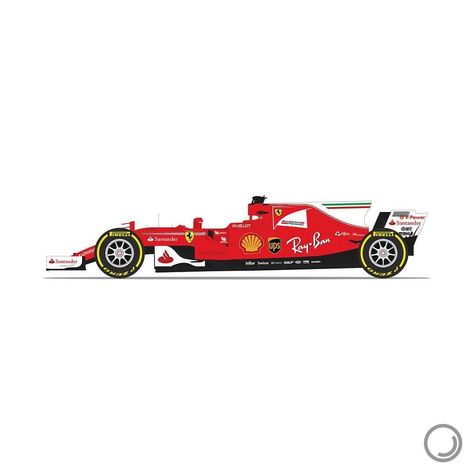 Ferrari F1 Car Drawing, Ferrari F1 Aesthetic, F1 Stickers, Phone Cover Stickers, Cool Car Stickers, F1 Aesthetic, Car Animation, Racing Stickers, Formula Uno