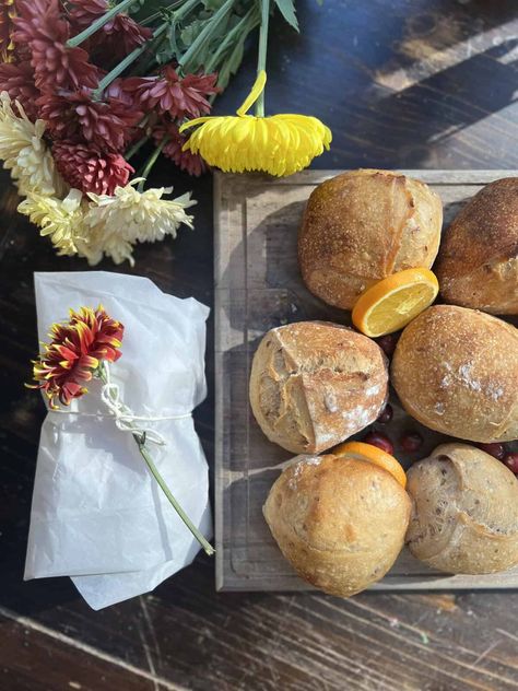 Holiday Gift Idea - Mini Artisan Loaves Small Sourdough Loaves, Sourdough Bread Gift Ideas, Mini Sourdough Loaves, Bread Gift Ideas, Holiday Sourdough, Sourdough Tools, Sourdough Bread Gift, Sourdough Gift, Bread Gift