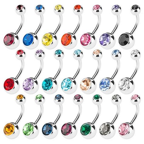 Navle Piercing, Crystal Plugs, Fake Plugs, Belly Bars, Bar Ring, Fake Piercing, Button Rings, Navel Piercing, Body Jewelry Piercing