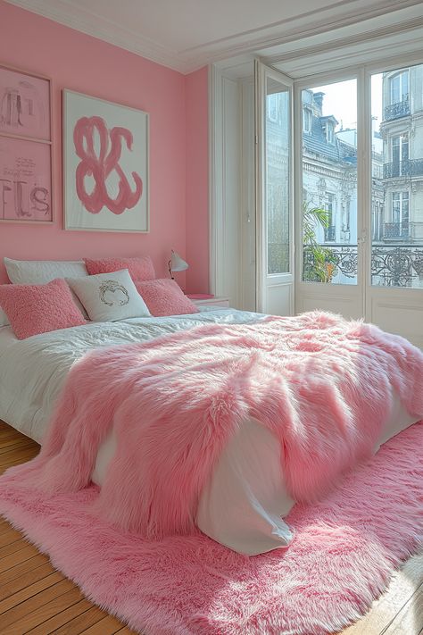 Create a dreamy, feminine haven with these 27 white and pink bedroom ideas! From crisp white bedding and blush pink accent walls to delicate floral patterns and rose gold accents, discover inspiration for a charming and cozy retreat. Explore white furniture with pink cushions, pink and white striped curtains, plush pink rugs, and crystal chandeliers. Whether you prefer a sophisticated or playful vibe, these ideas will help you achieve your perfect white and pink bedroom aesthetic. White Comforter Bedroom Ideas With Color, White Pink Bedroom Ideas, White And Pink Bedroom Ideas, White Pink Bedroom, White And Pink Bedroom, White Comforter Bedroom, Pink Bedroom Aesthetic, Pink Bed Canopy, Pink Bedside Tables