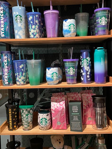 Starbucks Glass Cup, Starbucks Mugs Collection, Starbucks Cups 2023, Starbucks Cups Collection, Lavender Tumbler, Vaso Starbucks, Spring Collection 2023, Starbucks Becher, Starbucks Malaysia