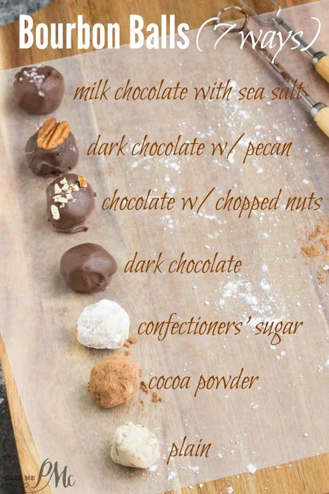 This is an authentic Kentucky Bourbon Balls recipe. They are rich, smooth, decadent, and delicious! It's a Southern delicacy of a sweet boozy confection of sugar, pecans, and bourbon. Bourbon Balls Vanilla Wafers, Keto Bourbon Balls, Boozy Cocoa Balls, Southern Living Bourbon Balls, Pecan Bourbon Balls, Bourbon Balls Southern Living, Bourbon Truffles Recipe, Booze Balls Recipe, Alcohol Baking Recipes