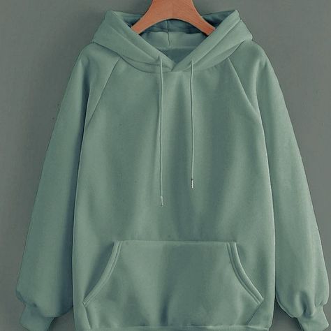 Mint Green Hoodie Outfit, Senior Uniform, Aesthetic Mint Green, Green Hoodie Outfit, Mint Green Hoodie, Aesthetic Mint, Cutesy Outfit, Grunge Anime, Mint Green Sweater