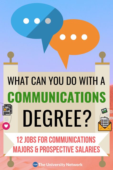 What can you do with a communications degree? Read the article to find out! Communication Jobs Career, Communication Jobs, Communication Career, Communication Major, Communication Degree, Communications Major, Uni Tips, Communications Degree, Communications Jobs