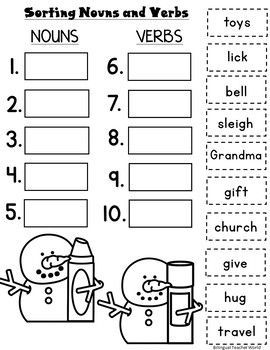 Kindergarten Nouns, Nouns Kindergarten, Nouns And Verbs Worksheets, Action Verbs Worksheet, Verbs Activities, Survival Kit For Teachers, Teacher Survival, Nouns Verbs Adjectives, Good Grammar