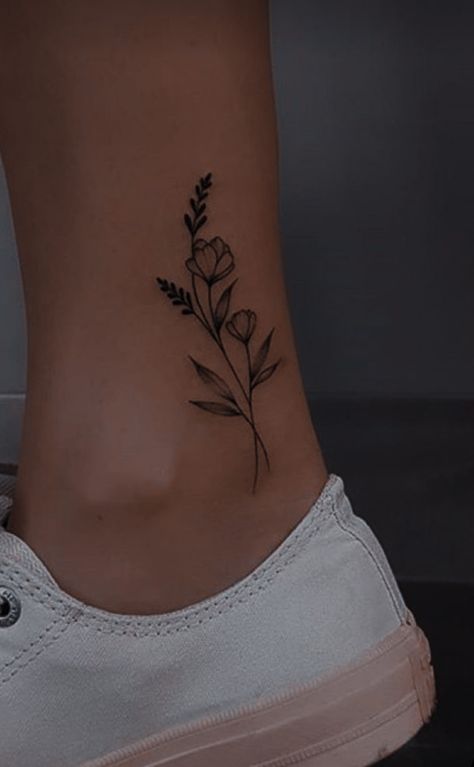 Pretty Female Tattoo Ideas, Small Womans Tattoo Ideas, 1 Of 2 Tattoo, Filled In Tattoos Black, Tattoos With Signatures Handwriting, Meaningful Ankle Tattoos For Women, Tattoos W Meaning, 2005 Tattoo Ideas Female, Cute Leg Tattoos Women Simple