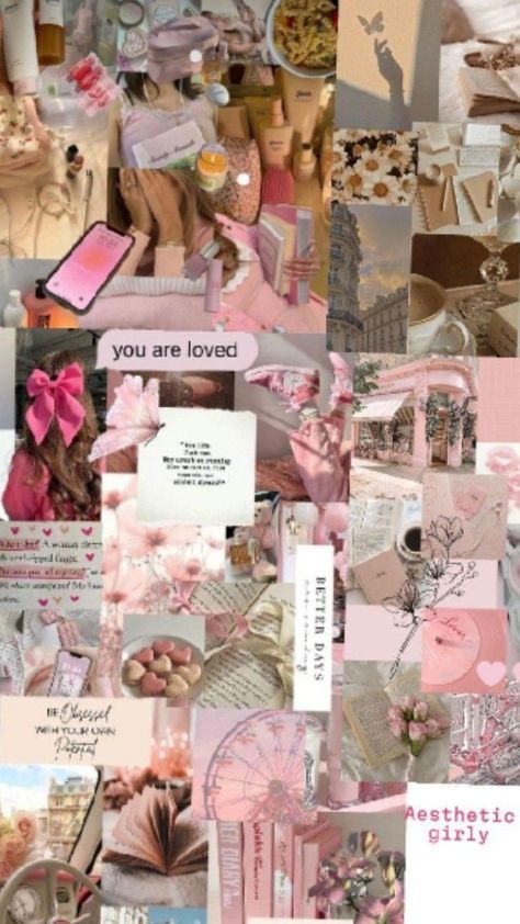 February Aesthetic Collage, Cute Iphone Wallpaper Collage, Girly Photography Wallpaper, Soft Aesthetic Collage, Cute Wallpapers Collage, Aesthetic Collage Background, Wallpaper Backgrounds Collage, Cute Collage Wallpaper, Paris Preppy