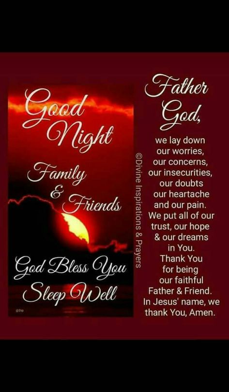 Sunday Night Prayers And Blessings, Good Night Family And Friends Blessings, Good Night Prayer For My Family, Tonight Prayer, Goodnight Prayers, Goodnight Blessings, Prayer Before Sleep, Moon Lighting, Change Habits