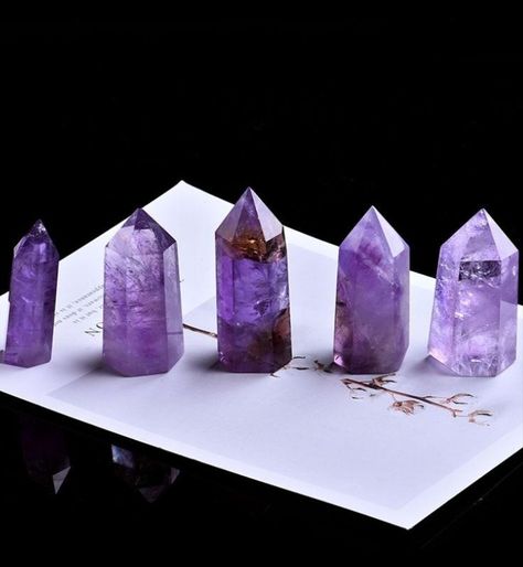 Amethyst crystal aesthetic