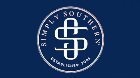 Simply Southern Logo Southern Logo, Greensboro North Carolina, Christmas Board, Female Clothes, American Brand, Simply Southern, Southern Belle, Male And Female, Kiosk