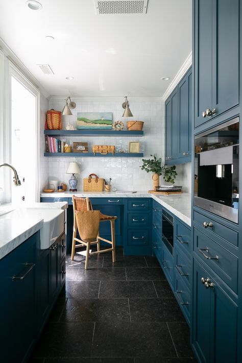 Stiffkey Blue by Farrow and Ball Farrow And Ball Inchyra Blue Kitchen, Farrow And Ball Blue Kitchen Cabinets, Cobalt Bedroom, Oval Room Blue Farrow And Ball Kitchen, Stiffkey Blue Kitchen, Farrow And Ball Light Blue Kitchen, Farrow And Ball Stiffkey Blue Kitchen, Hickory Kitchen, Stiffkey Blue