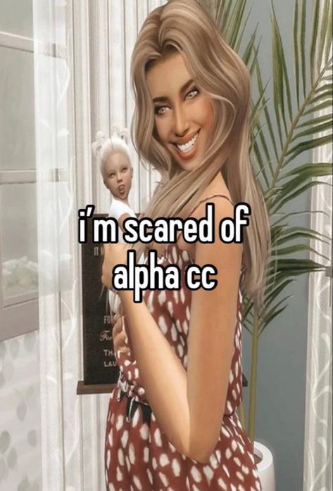 alpha cc makes me gag || sims 4 Cursed Sims Images, Sims 4 Funny Mods, The Sims 4 Funny, Sims4 Memes, Sims 4 Memes Hilarious, Sims 4 Whispers, Sims 4 Cc Funny Shirts, Sims 4 Funny Cc, Sims 4 Funny