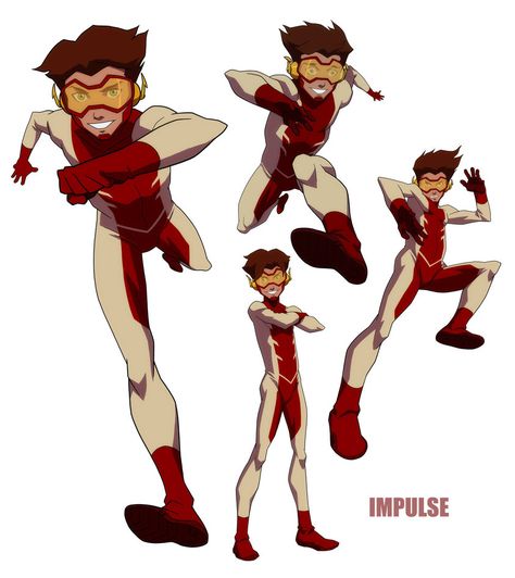 young justice: impulse by philbourassa Young Justice Characters, Bart Allen, Hero Ideas, Flash Family, Comic Superheroes, Speed Force, Sheet Design, Arte Dc Comics, Black Knight