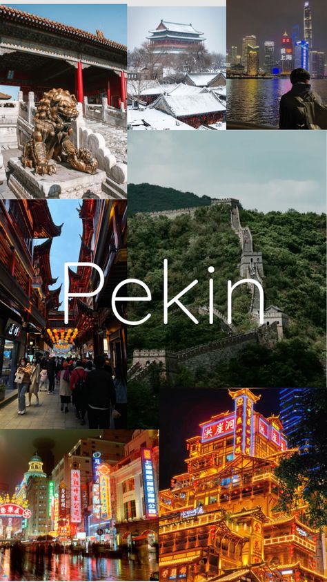 #pekin #china #chine China Vision Board, Pekin China, China City, China Beijing, My Vision Board, Travel The World, Beijing, Pic Ideas, Vision Board