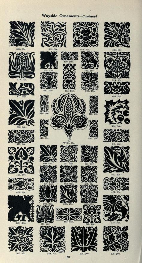 American line type book, borders, ornaments, price list printing material and machinery : Daystrom, inc : Free Download, Borrow, and Streaming : Internet Archive Tato Henna, Girl Arm Tattoos, Graphic Png, Art Nouveau Illustration, Floral Ornaments, Graphic Poster Art, Sgraffito, Decorative Elements, Zentangle Patterns