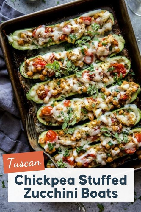 Savor the simplicity and flavor of these Tuscan Chickpea Stuffed Zucchini Boats, a perfect vegetarian dinner for any day. Filled with the goodness of chickpeas and Tuscan spices, it’s a dish that promises satisfaction and taste. Find the recipe on my site! Veggie Stuffed Zucchini Boats, Meatless Zucchini Boats, Vegetarian Stuffed Zucchini Boats, Stuffed Zucchini Boats Vegetarian, Zucchini Boats Vegetarian, Vegan Zucchini Boats, Vegetarian Stuffed Zucchini, Vegetarian Zucchini Boats, Zucchini Chickpea