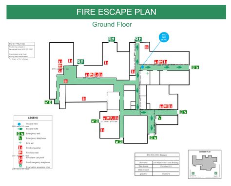 Ground Floor Fire Escape Plan Industrial Kitchen Design Restaurant, Fire Escape Plan, Safety Infographic, Emergency Evacuation Plan, Evacuation Plan, Architecture Drawing Plan, Interior Architecture Drawing, Job Advice, Emergency Evacuation