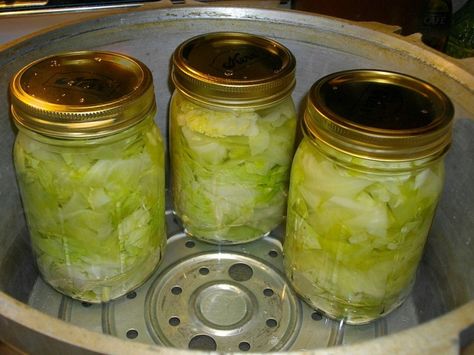 BoiledCabbageInCanner6911 Cabbage Canning, Canned Cabbage, Canning Cabbage Recipes, Canning Cabbage, Canning Pressure Cooker, Canning Granny, Boiled Cabbage, Pressure Canning Recipes, Canning Kitchen