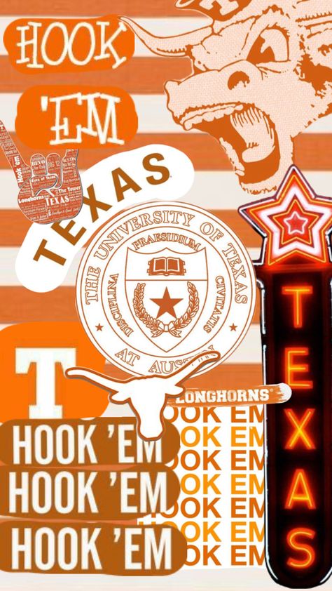 Longhorn Party Ideas, Longhorns Wallpaper, Texas University Longhorns, Longhorn Party, Texas University, Tennessee Volunteers Football, Ut Longhorns, College Vision Board, Longhorns Football