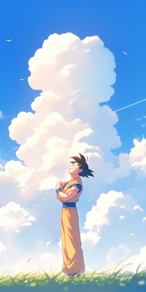 #goku #songoku #dragonball #anime #manga #animewallpaper #wallpaper #phonewallpaper Goku Aesthetic Wallpaper, Son Goku Wallpapers, Goku Happy, Goku Aesthetic, Dreamscape Architecture, Dbz Wallpapers, Goku Wallpaper, Wallpaper Iphone Love, Son Goku