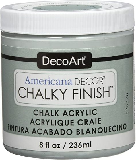 Amazon.com: Deco Art ADC-17 Americana Chalky Finish Paint, 8-Ounce, Vintage, Multicolored Headboard Makeover, Chalky Finish Paint, Modern Headboard, Paint Types, Americana Decor, Media Cabinet, Dresser Makeover, Glass Cabinet Doors, Deco Art