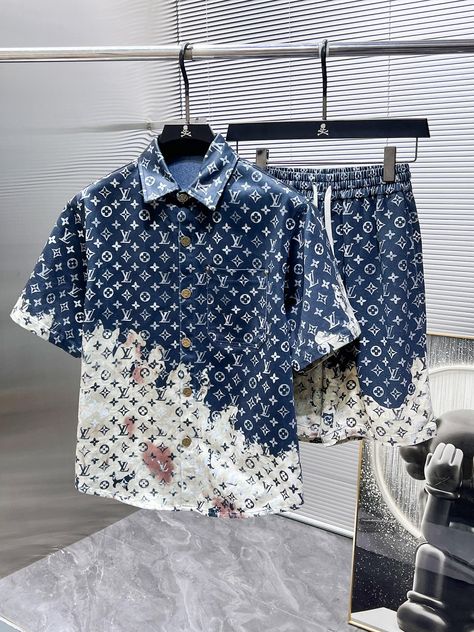 Louis Vuitton Clothing Shorts T-Shirt Spring/Summer Collection Short Sleeve Louis Vuitton Outfit Men, Louis Vuitton Outfit, Wedding Blazers, Dior Clothing, Element Design, Fresh Outfits, Spring Summer Collection, Jeans Kids, Design Concepts