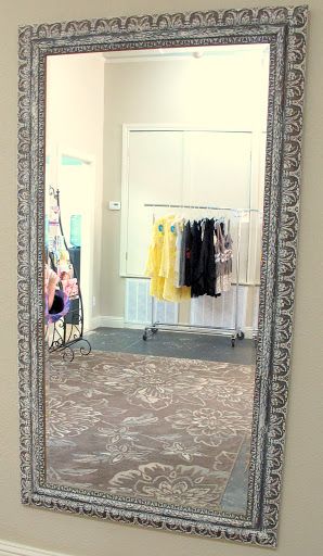 Transform a dated mirror in very little time, effort and dollars. Simply by changing the finish or color of a mirror frame, … Refinish Mirror Frame, Redo Mirror, Refurbished Mirror, Mirror Redo, Diy Mirrors, Mirror Repurpose, Large Gold Mirror, Painting Mirror Frames, Large Framed Mirrors