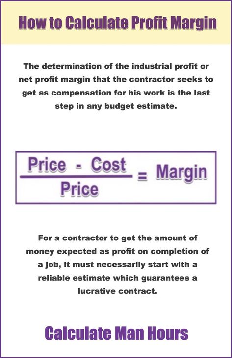 For a contractor to get the amount of money expected as profit on completion of a job, it must necessarily start with a reliable estimate which guarantees a lucrative contract. Profit Margin Formula, Interview Hacks, Business Plan Design, Math Vocabulary Words, Pricing Formula, Financial Calculator, Small Business Marketing Plan, Business Strategy Management, Business Expenses