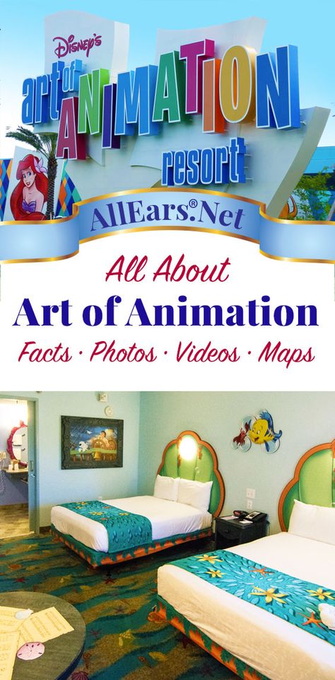 Disney Art Of Animation Resort, Art Of Animation Disney World, Disney World Map, Disney Art Of Animation, Art Of Animation Resort, Disney Resort Hotels, Disney World Hotels, Disney World Food, Art Of Animation