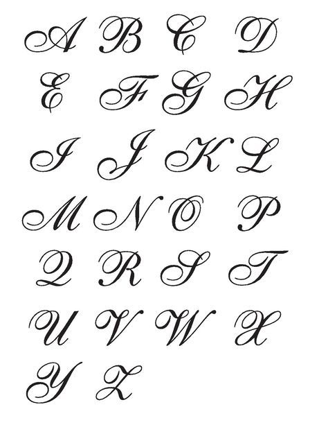 Fancy Fonts Alphabet, Fancy Cursive Fonts, Old English Alphabet, Fancy Cursive, Monogram Tattoo, Tattoo Fonts Alphabet, Calligraphy Fonts Alphabet, Fonts Handwriting Alphabet, Lettering Styles Alphabet