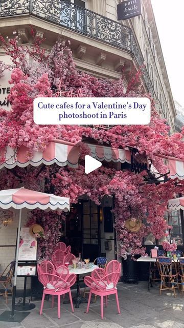 Victoria Chmel on Instagram: "Cute cafes for your Valentine’s Day photoshoot in Paris 💗" Photoshoot In Paris, Cute Cafe, February 11, Bucket List, Vision Board, Cafe, Italy, Paris, Hotel