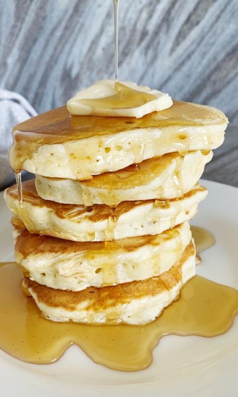 How To Do Pancakes, Cloud Pancakes, Puffy Pancake, Puff Pancake Recipe, Aunt Jemima Pancakes, Puffy Pancakes, Recipe Pancakes, Vanilla Pancakes, Pancake Mix Recipe