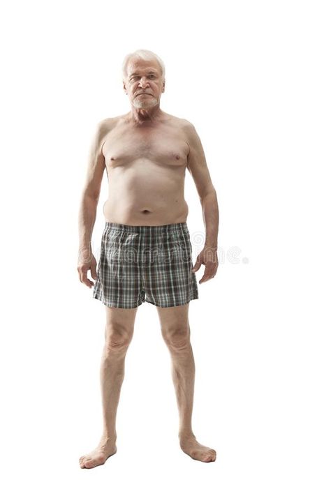 Elderly naked man. Elderly man posing in the studio in the nude cut out on a whi , #AD, #man, #posing, #Elderly, #naked, #studio #ad Naked Human Body Reference, Person Standing Reference Male, Men Model Photography Male Poses, Elderly Reference, Old Man Body Reference, Human Anatomy Reference Poses, Men Body Types, Lean Man, Male Body Reference