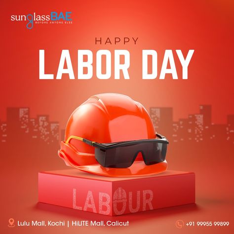 The Backbone of Society: Celebrating Workers on Labor Day. Sunglass BAE l +91 99955 99899 . . . . #labourday #mayday #may #labour #love #workersday #hardwork #celebration #workers #happylabourday #workersrights #sunglassbaeindia #premiumsunglasses #sunglasses #eyewearfashion #accessories #photography #sunglasseslover #eyeglasses #rayban #sunnies #optical #Vogue #kochi #calicut #lulumall National Sunglasses Day, International Labour Day, Workers Day, Workers Rights, Accessories Photography, Happy Labor Day, Kochi, Eyewear Fashion, Labour