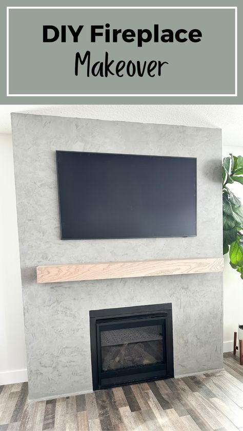 Make this simple DIY Fireplace Makeover in your Living Room. Here I share what supplies you will need and step-by-step video tutorials on how I created this simple Fireplace Makeover using paint and wood. Find more Living Room Ideas, DIY Home Projects, and Woodworking Projects for beginners at https://spetrichhome.com/! Simple Diy Fireplace, Room Ideas Diy, Home Decor Copper, Easy Diy Home Projects, Simple Fireplace, Diy Fireplace Makeover, Woodworking Projects For Beginners, Diy Home Projects, Diy Accent Wall