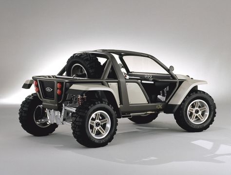 The Ford EX Never Entered Production, But You Can Still Buy One. Rare 2001 off-road concept is coming up for auction next month. Mobil Off Road, Kart Cross, Off Road Buggy, Sand Rail, Beach Buggy, Ford Cars, Road Vehicle, Car Projects, Sepeda Motor