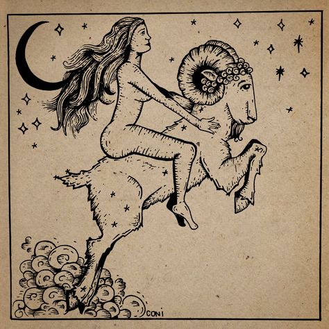 Aries Woman Tattoo, Aries Moon Aesthetic, New Moon Aries, Aries Drawing, Aries Illustration, Aries Celebrities, Moon Aries, Aries Tarot, Aries Sun