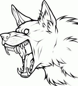 FREE Wolf Lineart by Free-Line-Arts on DeviantArt Wolf Growling, Wolf Face Drawing, Wolf Drawing Easy, Scary Wolf, Werewolf Drawing, Dog Drawing Simple, Angry Wolf, Wolf Sketch, Angry Animals