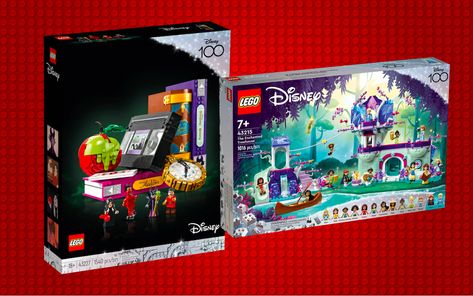 Two new LEGO x Disney100 sets are on Pre-Sale! Villain Icons, $129.99 - 43227, and LEGO Disney100 The Enchanted Treehouse, $159.99 - 43215. Disney Lego, Lego Disneyland, Lego Mickey Mouse, Lego Website, Disney Lego Sets, Lego Disneyland Main Street, Lego Batman Movie Sets, Hearts Playing Cards, Construction Toy