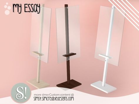 SIMcredible!'s My Essay easel Sims 4 Skills, Sims 4 Tsr, Die Sims 4, Sims 4 Traits, Sims 4 Cas Mods, Photography Friends, Sims 4 Bedroom, Sims 4 Game Mods, Sims 4 Expansions