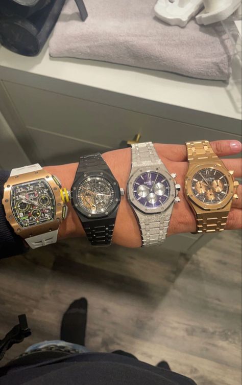 Luxury Men's Streetwear Watches, Iced Out Rolex Watches, Luxury Iced Out Jewelry And Watches, Richard Mille Watches Men, Richard Mille Watches Men Diamond, Wealthy Lifestyle Luxury, Top G, Richard Mille Watches, Clothes Korean Style