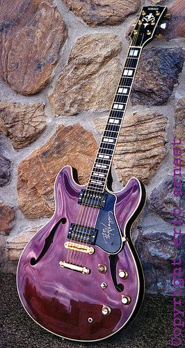 1980 Yamaha SA2000 guitar owned by Phil Keaggy post Gass Harp. Guitar Collection. | by eric_ernest Harp Guitar, Purple Guitar, Semi Acoustic Guitar, Simple Songs, Yamaha Guitar, Best Guitar Players, Guitar Obsession, Guitar Photos, Cool Electric Guitars