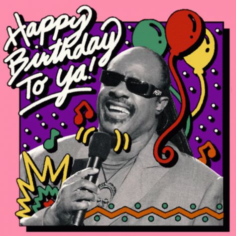 Music Hello GIF - Music Hello Birthday - Discover & Share GIFs Stevie Wonder Happy Birthday, Happy Birthday Dancing, Birthday Animated Gif, Birthday Images For Her, Dance Gifs, Happy Birthday Gif, Birthday Dance, Hello Sticker, Hello Gif