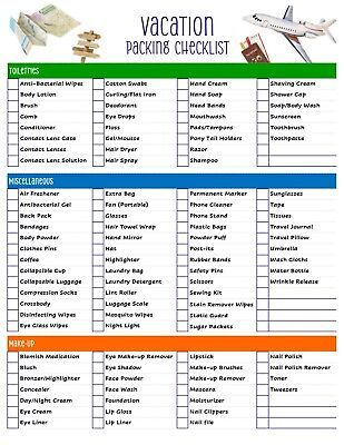 International Travel Checklist Packing Lists, Packing Travel Bag, Vacation Checklist For Women, Week Long Packing List, List For Traveling Packing, 2 Day Trip Packing List, Week Trip Packing List, Trip Checklist Travel Packing, Vacation List Packing