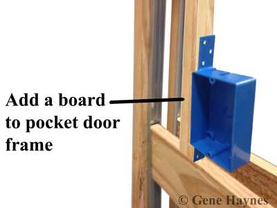 How to install switch on pocket door:  http://waterheatertimer.org/how-to-install-switch-on-pocket-door.html Pocket Doors Diy, How To Install A Pocket Door, Glass Tub Enclosure, Diy Pocket Door, Pocket Doors Bathroom, Pocket Door Installation, Double Pocket Doors, Pocket Door Frame, Mudroom Closet