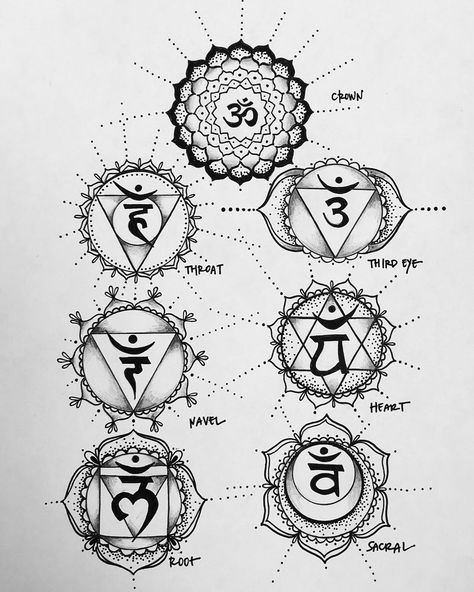 Happy chakra tattoos for the new year! Available for $50 each, 2x2ish inches ✨for tattoo appointments contact through heatherhaedalkim@gmail.com✨ #chakratattoo #tattooflash #twincitytattoo Heart Chakra Tattoo, Chakra Tattoos, Meditation Tattoo, Tattoo Black And White, Chakra Tattoo, Yoga Tattoos, Arte Yoga, Buddha Tattoos, Om Tattoo