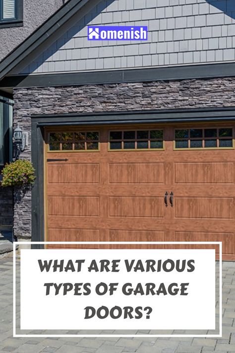 Your garage door is a major investment in your home's security, energy efficiency, and curb appeal. In this article, we'll explore the various types of garage doors and their benefits, so you can make an informed decision Types Of Garage Doors, Beautiful Garage Doors, Small Garage Door, Fiberglass Garage Doors, Garage Door Lights, Faux Wood Garage Door, Garage Door Colors, 90s House, Aluminum Garage