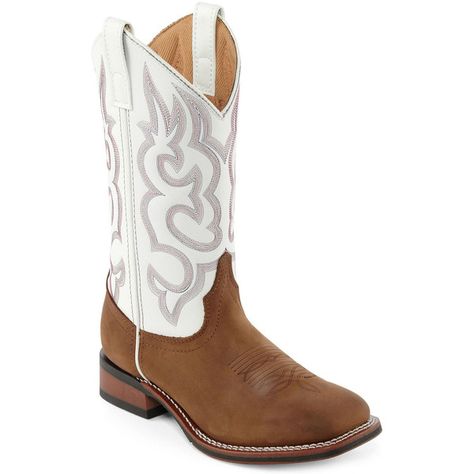 Laredo Mesquite Womens Cowboy Boots ($170) ❤ liked on Polyvore featuring shoes, boots, cowboy boots, mid-calf boots, leather cowboy boots, mid calf cowboy boots, leather western boots e leather boots Bride Boots, Womens Cowboy Boots, Cowgirl Boots Square Toed, Laredo Boots, Cute Cowgirl Boots, Boots Low Heel, Interesting Fashion, Rodeo Boots, Square Toe Cowboy Boots