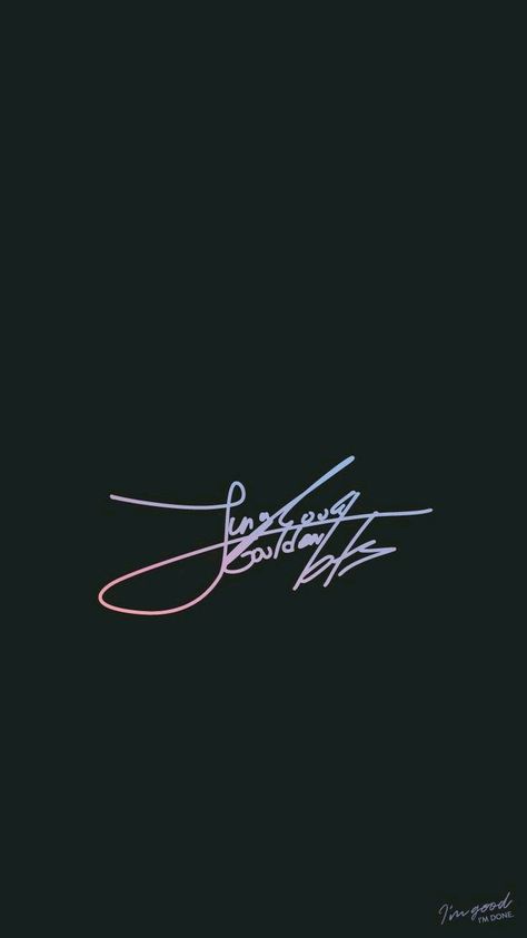 Jungkook Signature, Bts Calligraphy, Bts Signatures, Kpop Lockscreen, Kpop Backgrounds, Korean Quotes, Bts Bt21, Jungkook Oppa, Bts Backgrounds