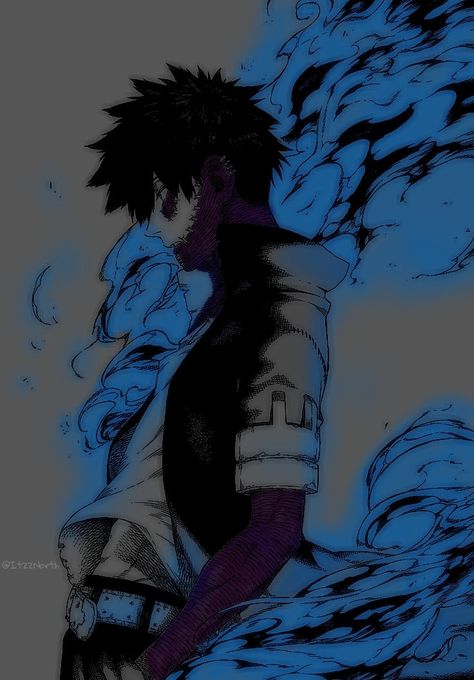 Dabi Bnha glow art Blue Fire Anime, Dabi Blue Flames, Dabi Flames, Dabi Fire, Dabi Manga, Flame Tattoo, Glow Art, Flame Tattoos, Art Fan